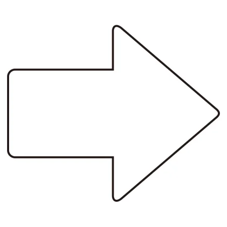 ユニピタ 矢印ステッカー 矢印