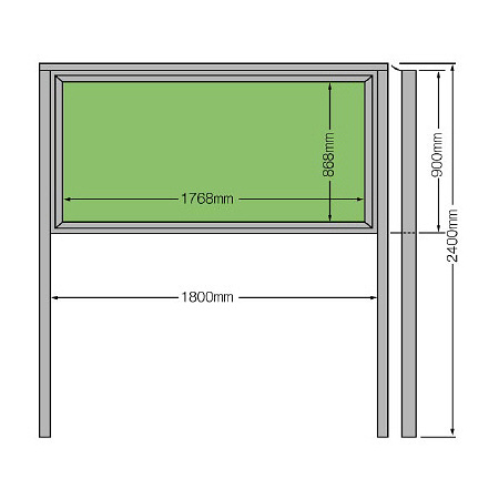 掲示板 900×1800 (867-02)