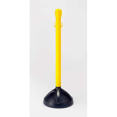 屋外用チェーンスタンド 高さ850mm カラー:黄 (870-32)
