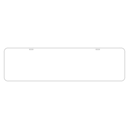 白鉄板 平板 300×1095×0.8 (893-25)