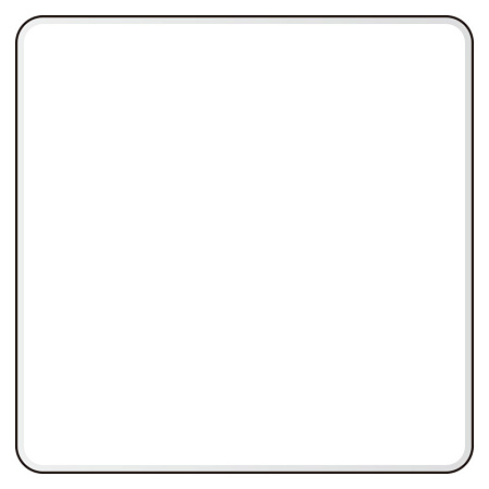 アルミ白無地板 600角 (894-54)