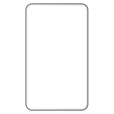 アルミ白無地板 600×350×1.2 (894-57)