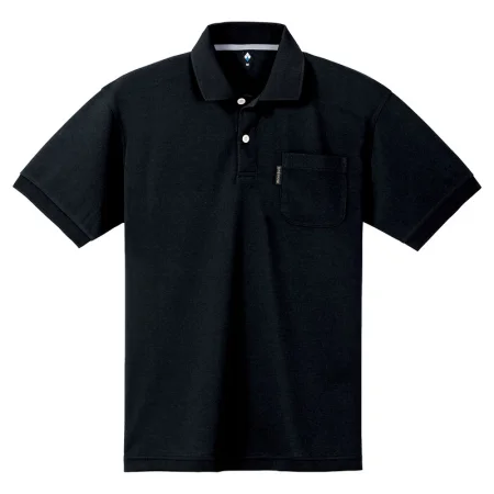 モンベルWIC.ポロシャツ半袖黒