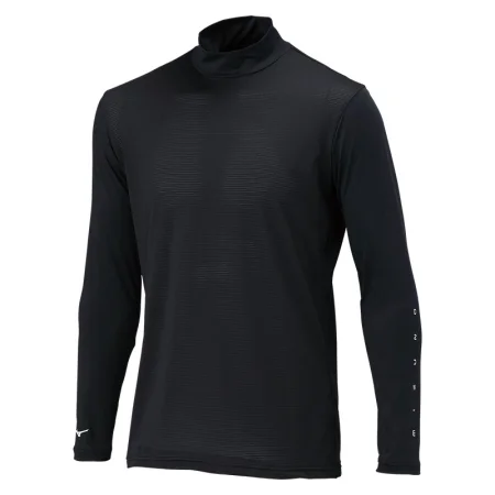 ミズノドライエアロフローハイネック黒