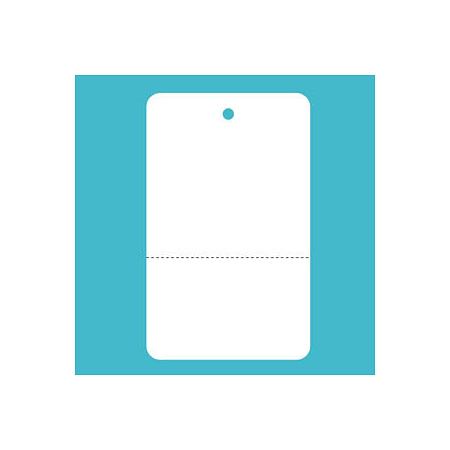 提札 18-1508  糸なし白無地ミシン入 500枚箱入