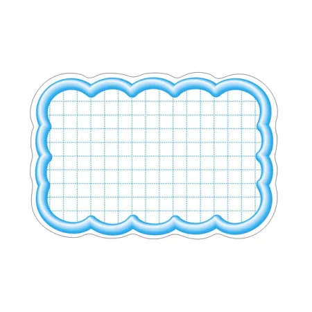 抜型カード 波四角￥なし