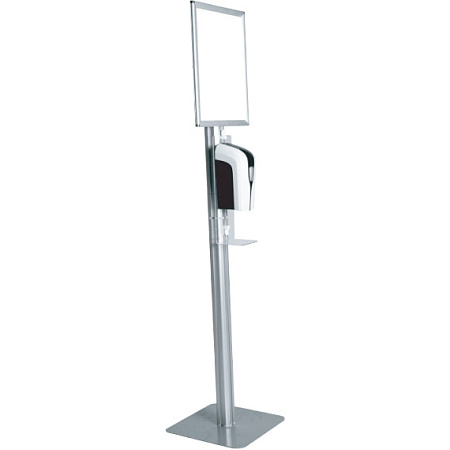 オート消毒液ディスペンサー(サニタイザー)付きA3ポスタースタンド