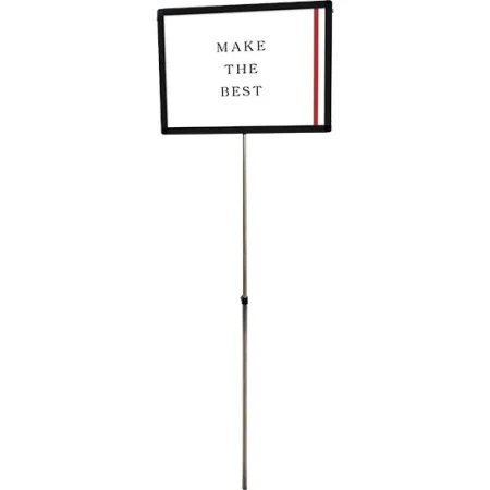 手持ち看板 プラカードポール A2横サイズ ブラックタイプ (BPCPVA-A2Y)