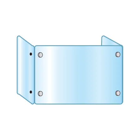 3面・コの字型アクリルパーテーション (飛沫感染プロテクションガード) 