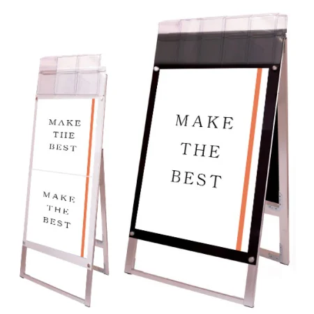 ポスター用スタンド看板パンフレットケース付