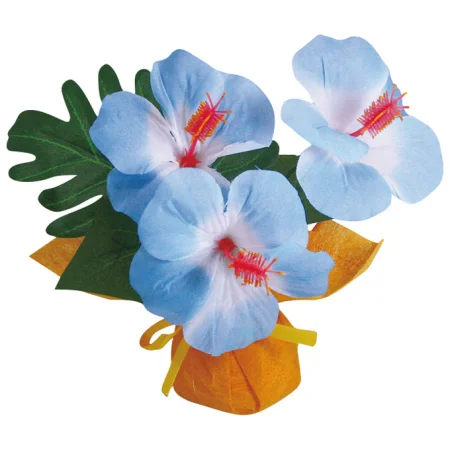 【2026年夏】ミニミニポットハイビスカス ブルー (No182-20)