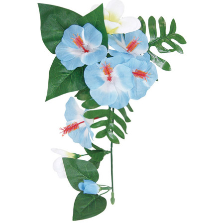 【2026年夏】ハンギング ハイビスカス&プルメリアブルー (No182-19)