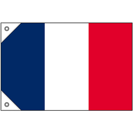販促用国旗 フランス サイズ:ミニ (23673)