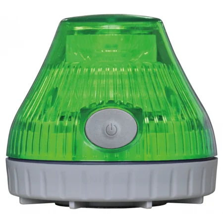 携帯型LED回転灯 ニコPOT カラー:緑 (VL08B-003DG)