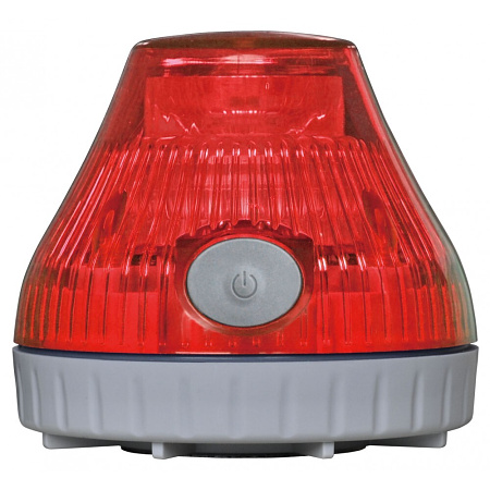 携帯型LED回転灯 ニコPOT カラー:赤 (VL08B-003DR)