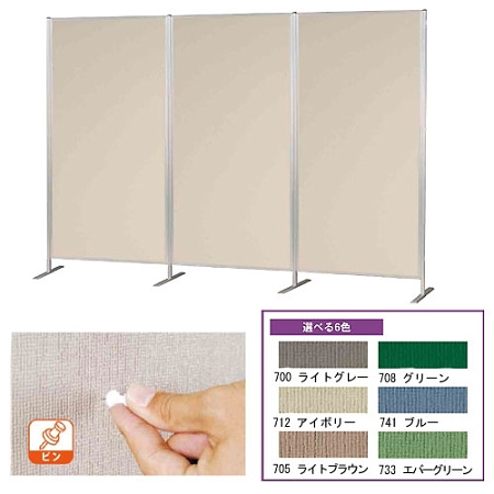 展示パネル ARU連結ボード (18mm厚) 両面ワンウェイ掲示板 板面寸法1800× 900 カラー:グリーン (ARKU306-708)