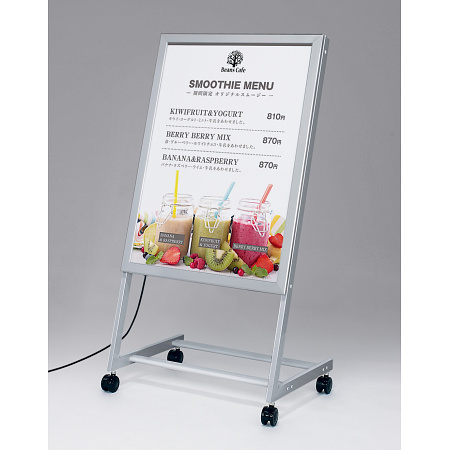 L型 LED電飾ポスタースタンド 屋外用 (FE478-S-A1)