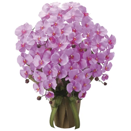 光触媒 人工観葉植物 造花 エレガント胡蝶蘭7本立 (高さ68cm)