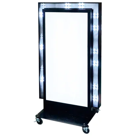 LEDモジュール点滅アルミスタンド看板　LD-704 全高1130