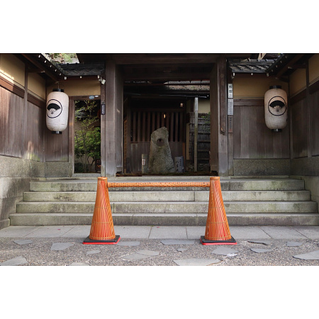 竹製コーンバーL1300mmの使用例