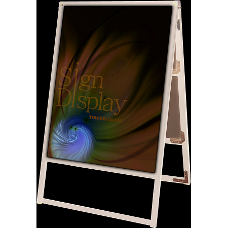 LEDバリウススタンド看板 A2 ブラック 両面 (BVASKLED-A2R)