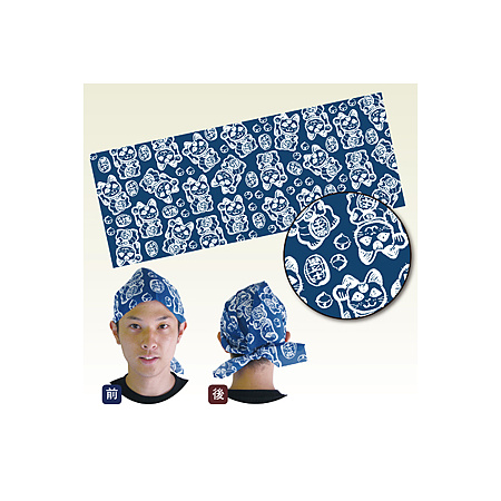 手拭い (4138) 招き猫1