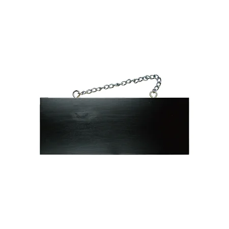 ブラック木製サイン (中横) (4268) 無地