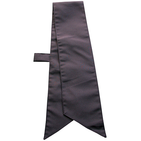 ループ付スカーフ (8668) ブラック