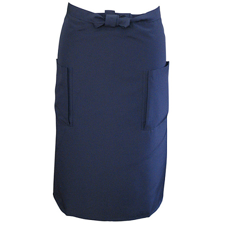 サロンエプロン (ミドル) (8675) ダークネイビー