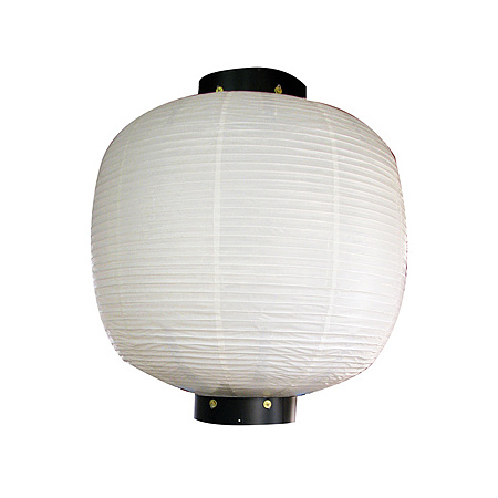 【三尺丸】無地ちょうちん (9064) 白