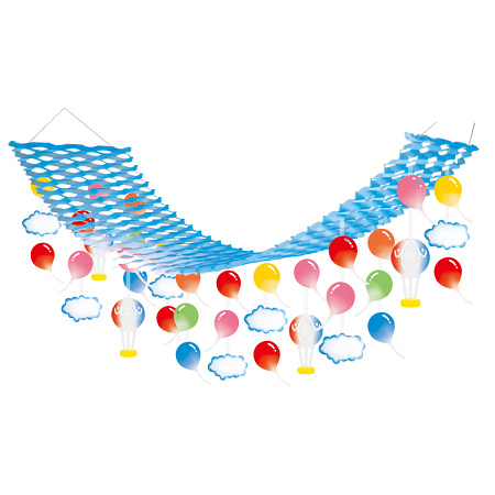 【2025年春商品】風船気球プリーツハンガー (No177-17_06)