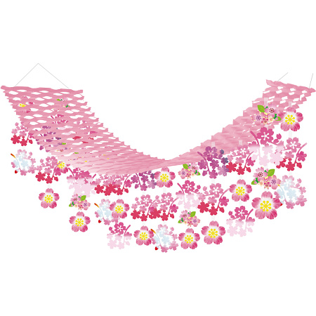 【2025年春商品】桜ミックスプリーツハンガー (No177-15_06)