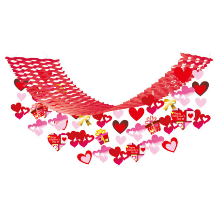 【2026年春】デコレーションバレンタインプリーツハンガー (No181-5)