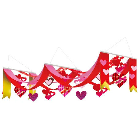 【2026年春】リボンハートバレンタインDXペナント (No181-5)