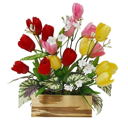 【2026年春】チューリップウッドアレンジ (No181-12)