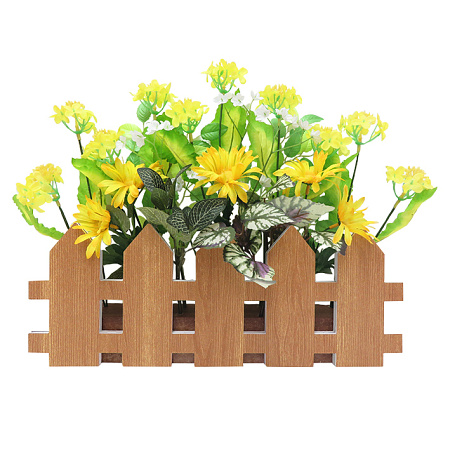 【2025年春商品】菜の花垣根アレンジ (No177-18_02)