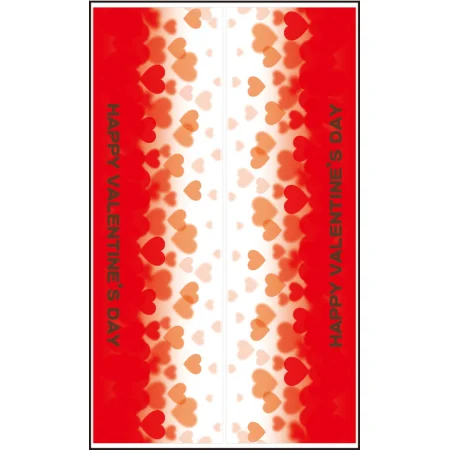 【2026年春】ウィンドウステッカー ハート 横長タイプ (No181-6)