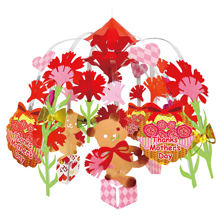 【2025年春商品】母の日クマさんドロップ (No177-24_04)