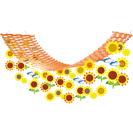 【2025年夏】ひまわりサマーデイズプリーツハンガー (No178-23_06)