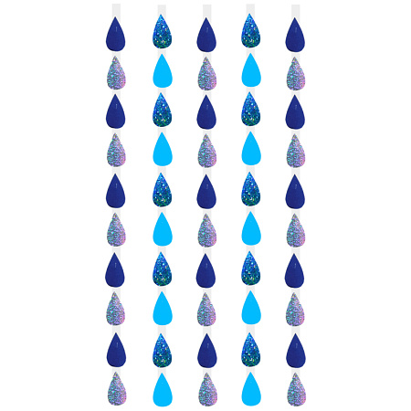 【2025年夏】キラキラしずくコード 5本セット (No178-24_06)