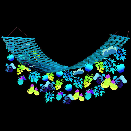 【2025年秋商品】秋色味覚プリーツハンガー(No179-2005)