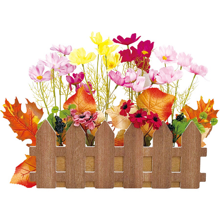 【2025年秋商品】コスモスフラワー垣根(No179-1804)