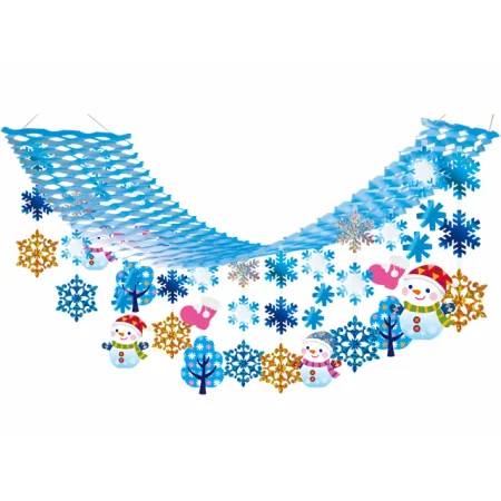 【2025年商品】ブーツ雪だるまプリーツハンガー (No.040585)