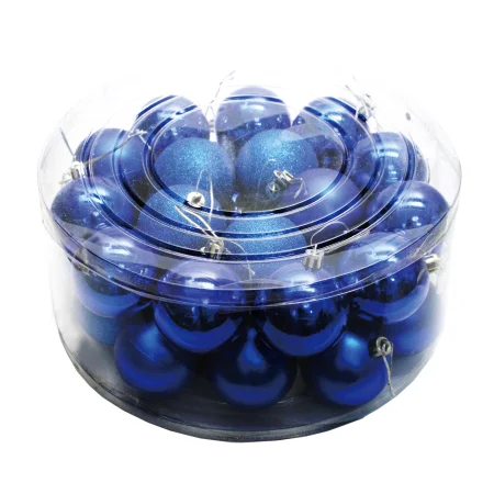 【2024年商品】オーナメントメタリックボール60mm32個入BL (No.043905)