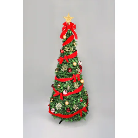 【2024年商品】LEDフォールディングリボンツリー180cm (No.044694)