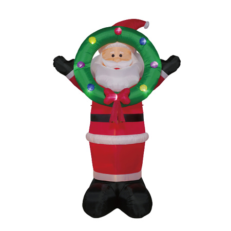 【2024年商品】エアーディスプレイ ジャンボビッグリースサンタ (No.044702)