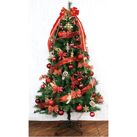 【2024年商品】カナディアンツリーセットレッド180cm (No.045304)