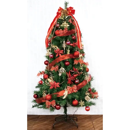 【2024年商品】カナディアンツリーセットレッド180cm (No.045304)