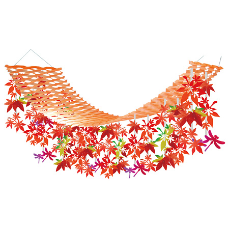 【2025年秋商品】優美紅葉トンボプリーツハンガー(No179-2004)