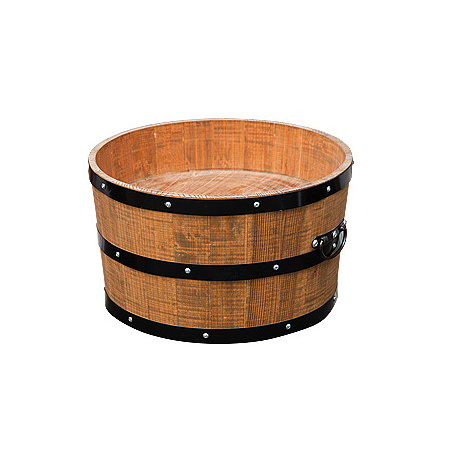 半割樽 本体 ブラウン